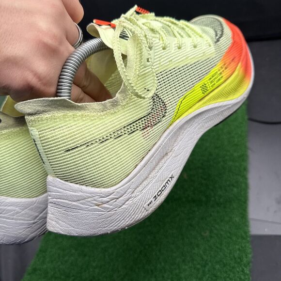 Nike ZoomX Vaporfly Next 2 Volt Hyper Orange Men’s Size 9 CU4111-700 Marathon - Picture 11 of 11